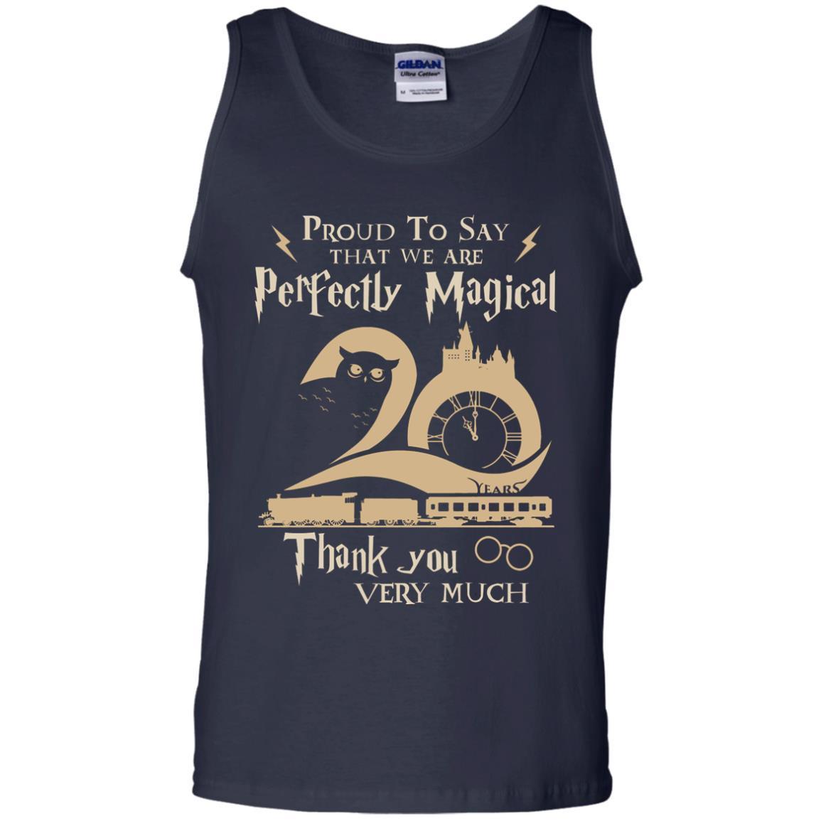 Proud To Say That We Are Perfectly Magical  Thank You Very Much Harry Potter Fan T-shirt Navy S 