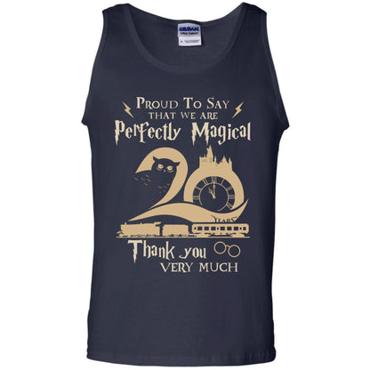 Proud To Say That We Are Perfectly Magical  Thank You Very Much Harry Potter Fan T-shirt Navy S 