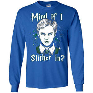 Mind If I Slither In Slytherin House Harry Potter Shirt Royal S 
