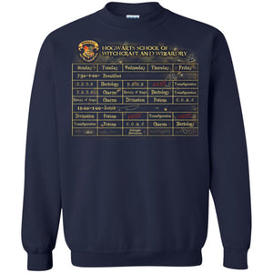 Harry's Schedule Harry Potter Shirt Navy S 