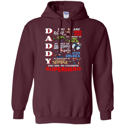 Daddy You Are My Favorite Superhero Movie Fan T-shirt