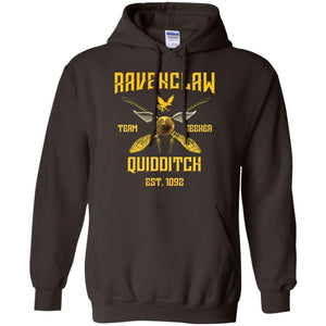 Ravenclaw Quiddith Team Seeker Est 1092 Harry Potter Shirt Dark Chocolate S 