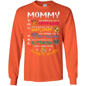 Mommy Our  Favorite Wizard Harry Potter Fan T-shirt Orange S 