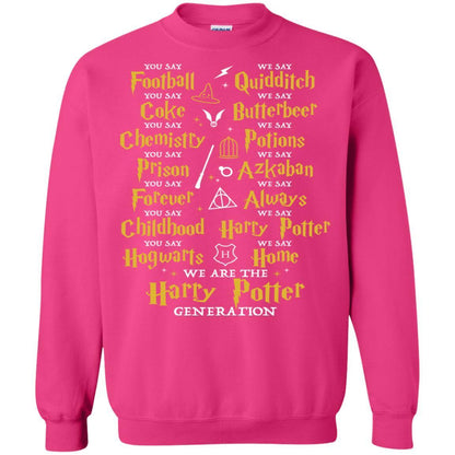 We Are The Harry Potter Generation Movie Fan T-shirt Heliconia S 