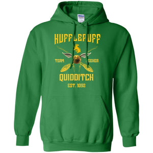 Hufflepuff Quidditch Team Seeker Est 1092 Harry Potter Shirt Irish Green S 