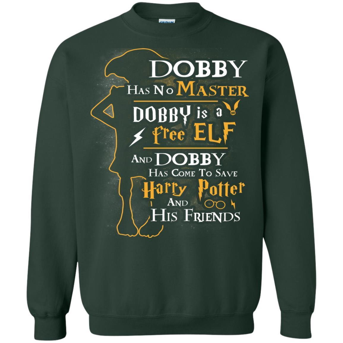 Dobby Has No Master Dobby Is A Free Elf And Dobby Has Come To Save Harry Potter And His Friends Movie Fan T-shirt