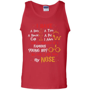 I Have A Diary, A Tiara, A Special Cup, A Pet I Adore And An Obsession Of A Famous Young Boy Harry Potter Fan T-shirt Red S 