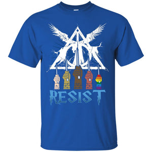 Resist Harry Potter Fan T-shirt Royal S 