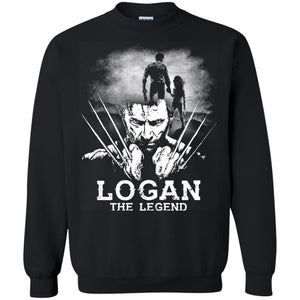 Logan The Legend Wolverine Fan T-shirt Black S 