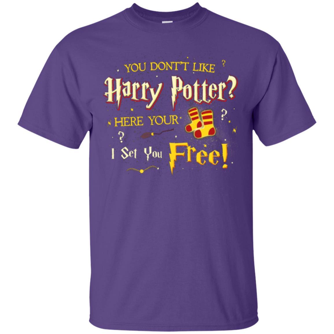 You Don_t Like Harry Potter Here Your I Set You Free Movie T-shirt Purple S 