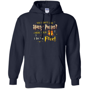 You Don_t Like Harry Potter Here Your I Set You Free Movie T-shirt Navy S 