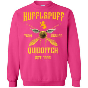 Hufflepuff Quidditch Team Seeker Est 1092 Harry Potter Shirt Heliconia S 