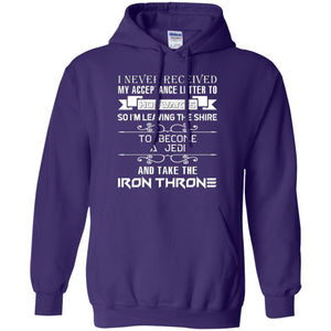 I Never Received My Acceptance Letter To Hogwarts Harry Potter Fan T-shirt Purple S 