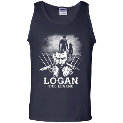 Logan The Legend Wolverine Fan T-shirt Navy S 