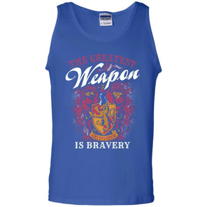 The Greatest Weapon Is Bravery Harry Potter Fan T-shirt Royal S 