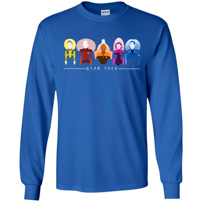 Star Trek Starfleet Captains Shirt Royal S 