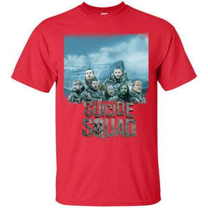 Suicide Squad Game Of Thrones Version T-shirt Red S 
