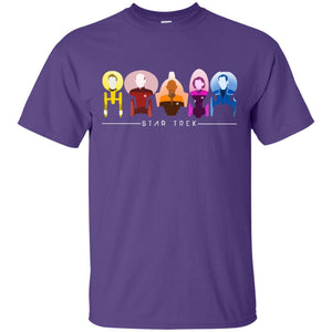 Star Trek Starfleet Captains Shirt Purple S 