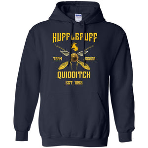 Hufflepuff Quidditch Team Seeker Est 1092 Harry Potter Shirt Navy S 