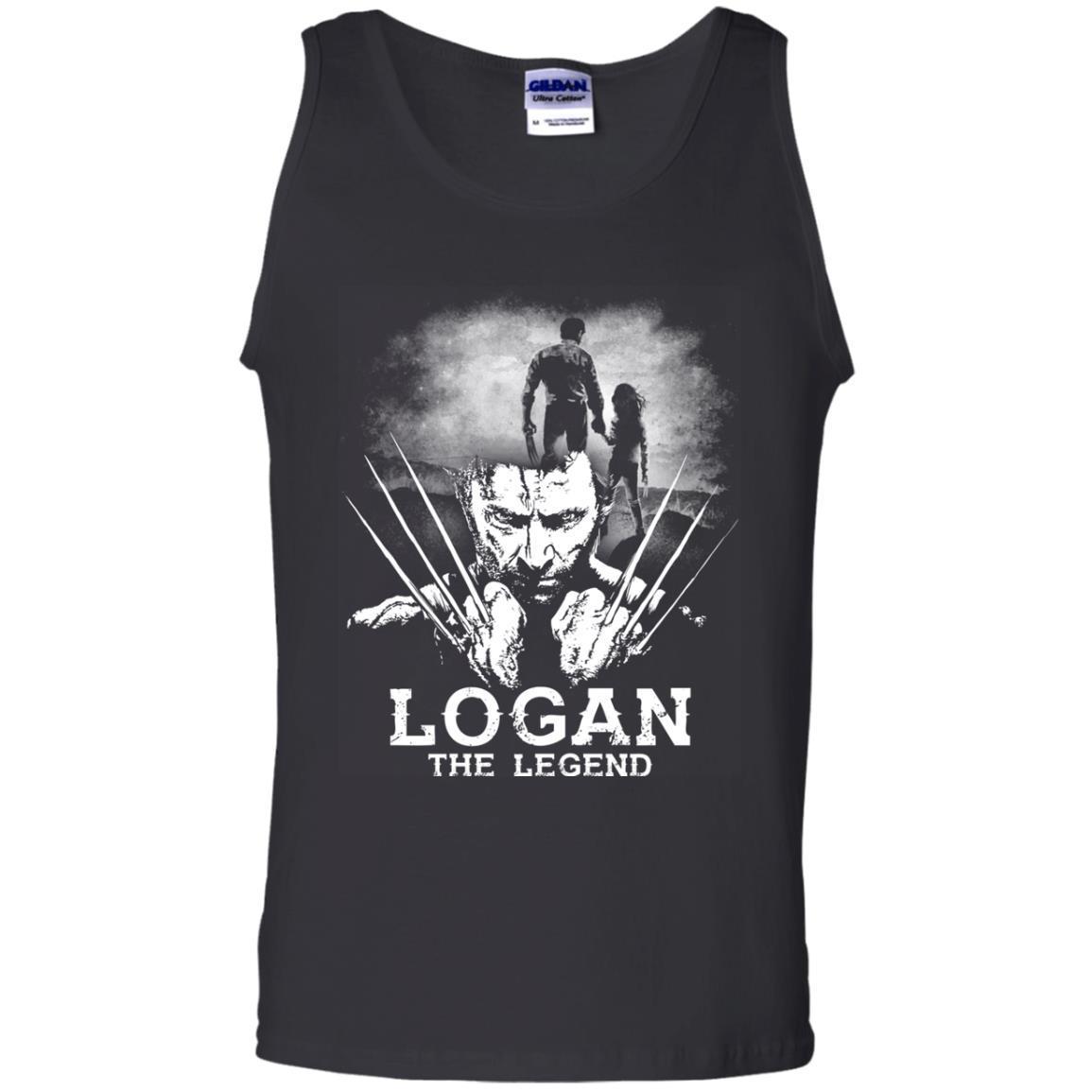 Logan The Legend Wolverine Fan T-shirt Black S 