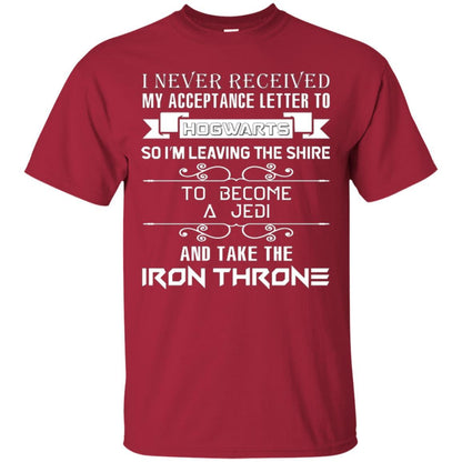 I Never Received My Acceptance Letter To Hogwarts Harry Potter Fan T-shirt