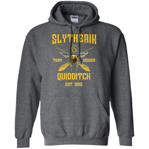 Slytherin Quiddith Team Seeker Est 1092 Harry Potter Shirt Dark Heather S 