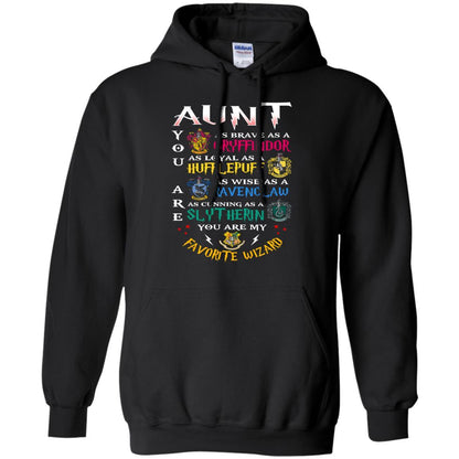 Aunt My Favorite Wizard Harry Potter Fan T-shirt Black S 