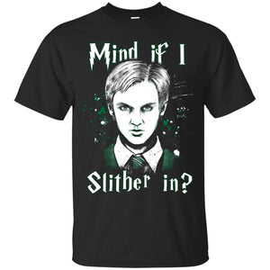 Mind If I Slither In Slytherin House Harry Potter Shirt Black S 