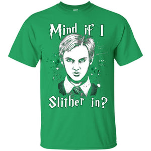 Mind If I Slither In Slytherin House Harry Potter Shirt Irish Green S 