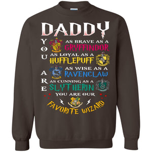 Daddy Our  Favorite Wizard Harry Potter Fan T-shirt Dark Chocolate S 
