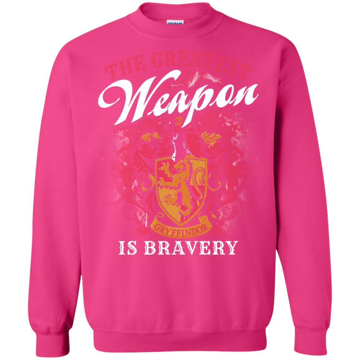 The Greatest Weapon Is Bravery Harry Potter Fan T-shirt Heliconia S 