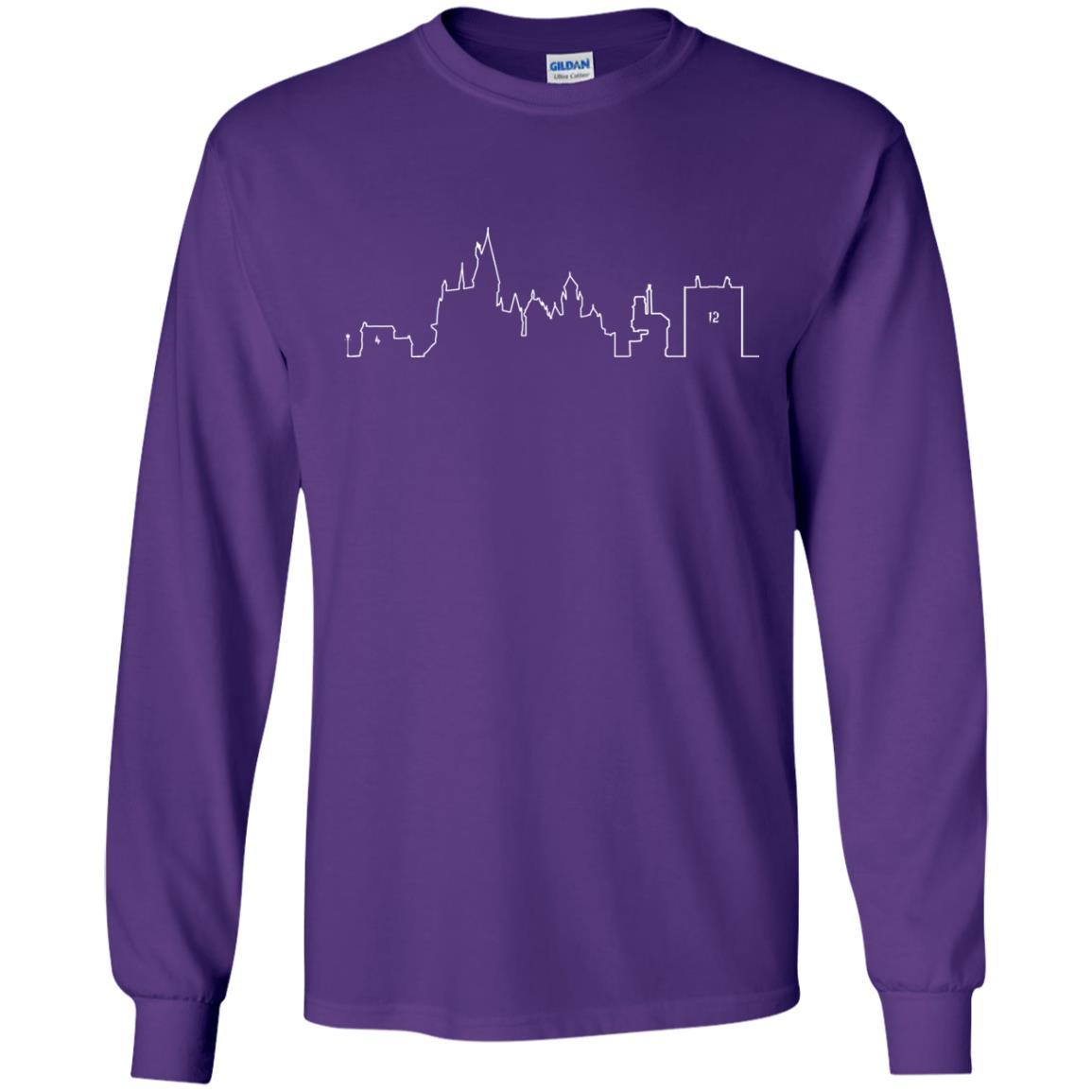 Hogwarts School Harry Potter Fan T-shirt Purple S 