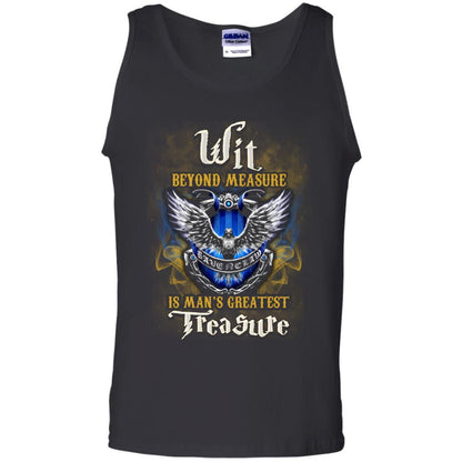Wit Beyond Measure Is Man's Greatest Treasure Ravenclaw House Harry Potter Fan Shirt Black S 