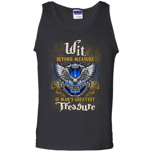 Wit Beyond Measure Is Man's Greatest Treasure Ravenclaw House Harry Potter Fan Shirt Black S 