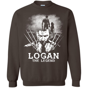 Logan The Legend Wolverine Fan T-shirt Dark Chocolate S 
