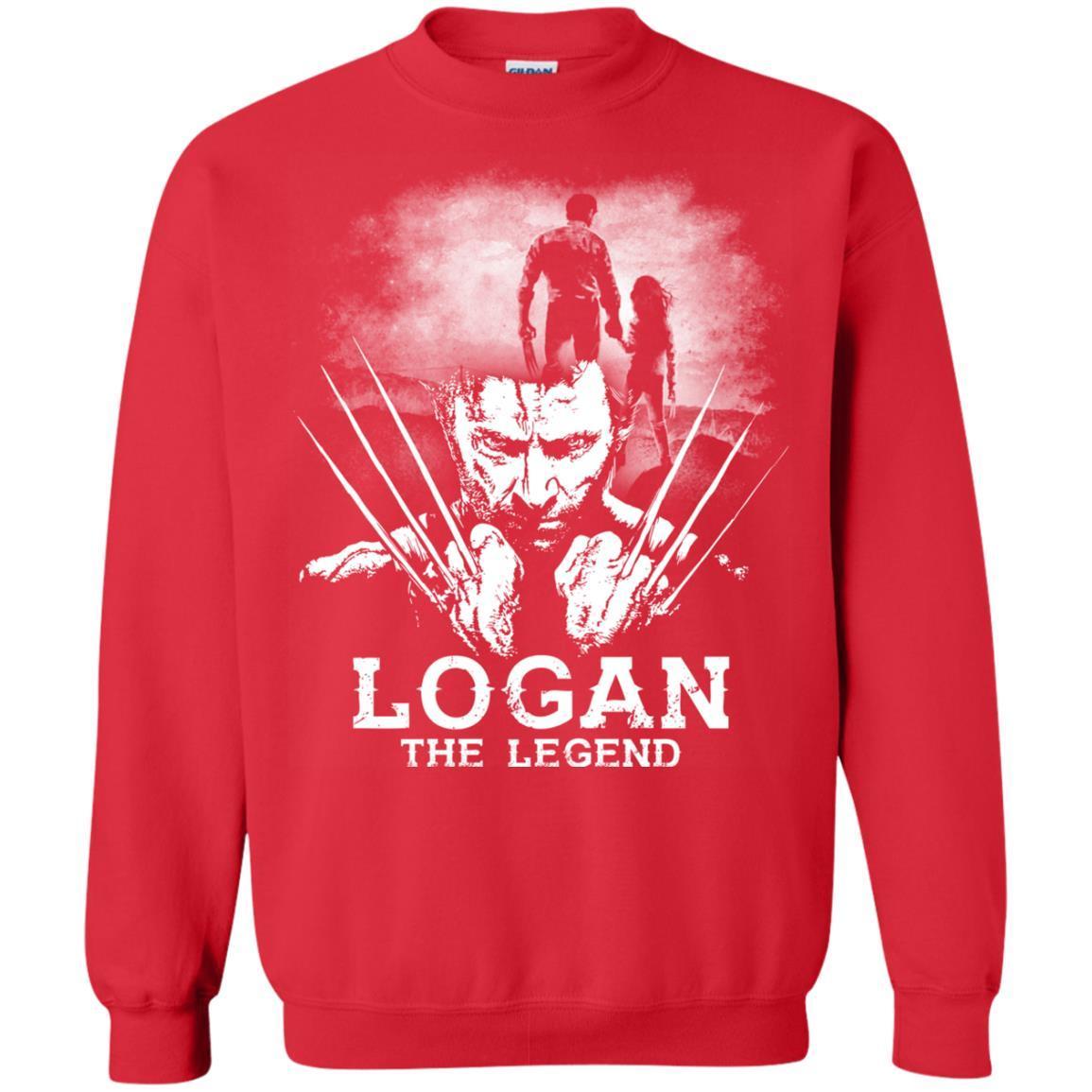 Logan The Legend Wolverine Fan T-shirt Red S 