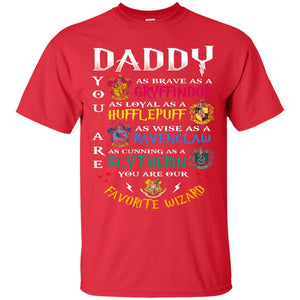 Daddy Our  Favorite Wizard Harry Potter Fan T-shirt Red S 