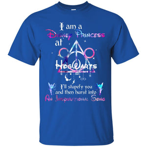 I Am A Disney Pricess At Hogwarts Harry Potter Shirt G200 Gildan Ultra Cotton T-Shirt Royal S