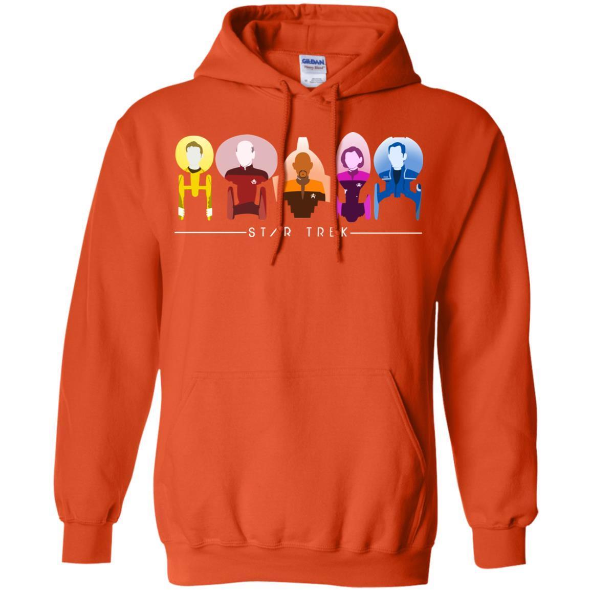 Star Trek Starfleet Captains Shirt Orange S 