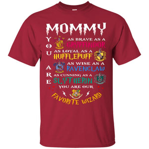 Mommy Our  Favorite Wizard Harry Potter Fan T-shirt Cardinal S 