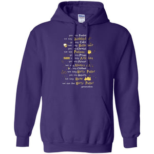 You Say Chilhood We Say Harry Potter You Say Hogwarts We Are Home We Are The Harry Potter Shirt Purple S 