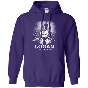 Logan The Legend Wolverine Fan T-shirt Purple S 