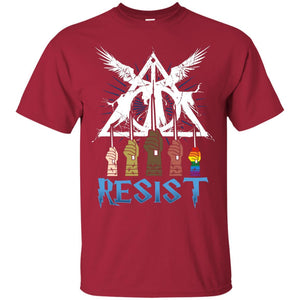 Resist Harry Potter Fan T-shirt Cardinal S 