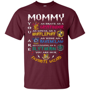 Mommy Our  Favorite Wizard Harry Potter Fan T-shirt Maroon S 