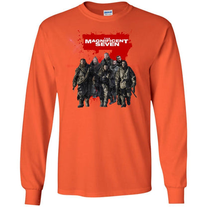The Magnificent Seven Game Of Thrones Version T-shirt Orange S 