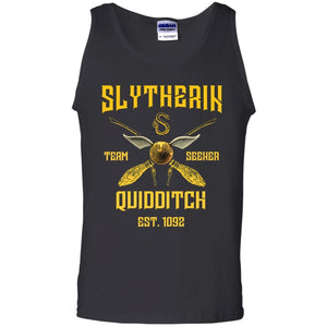 Slytherin Quiddith Team Seeker Est 1092 Harry Potter Shirt Black S 