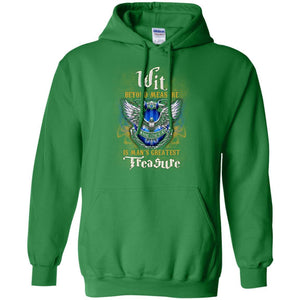 Wit Beyond Measure Is Man's Greatest Treasure Ravenclaw House Harry Potter Fan Shirt Irish Green S 