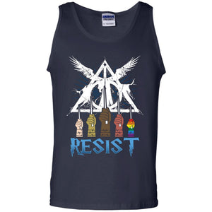Resist Harry Potter Fan T-shirt Navy S 
