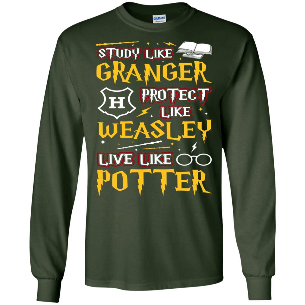 harry potter fan gear Study Like Granger Protect Like Weasley Live Like Potter Harry Potter – MoveekBuddyShop