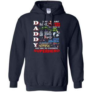 Daddy You Are As Smart As Iron Man You Are My Favorite Superhero Shirt Navy S 